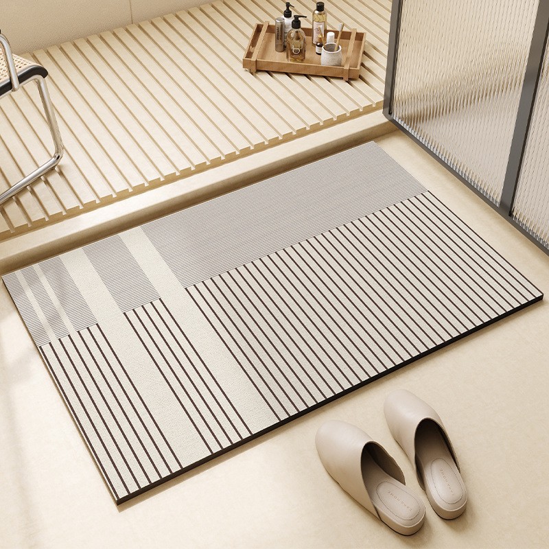 Bamboo Bath Mat - Keset lantai kamar mandi dari tanah
