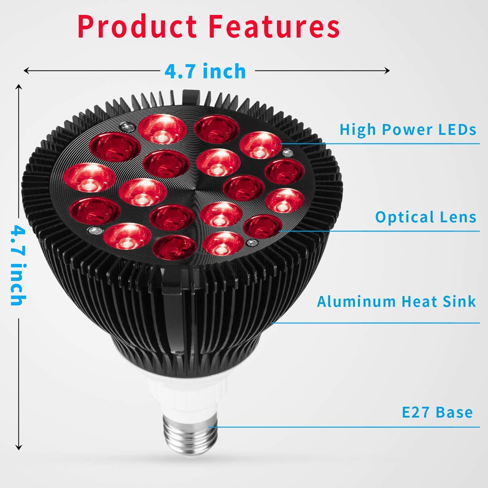 Lampu Terapi Cahaya Merah 54W  - Health & Wellness Unlimited ulasan dan harga