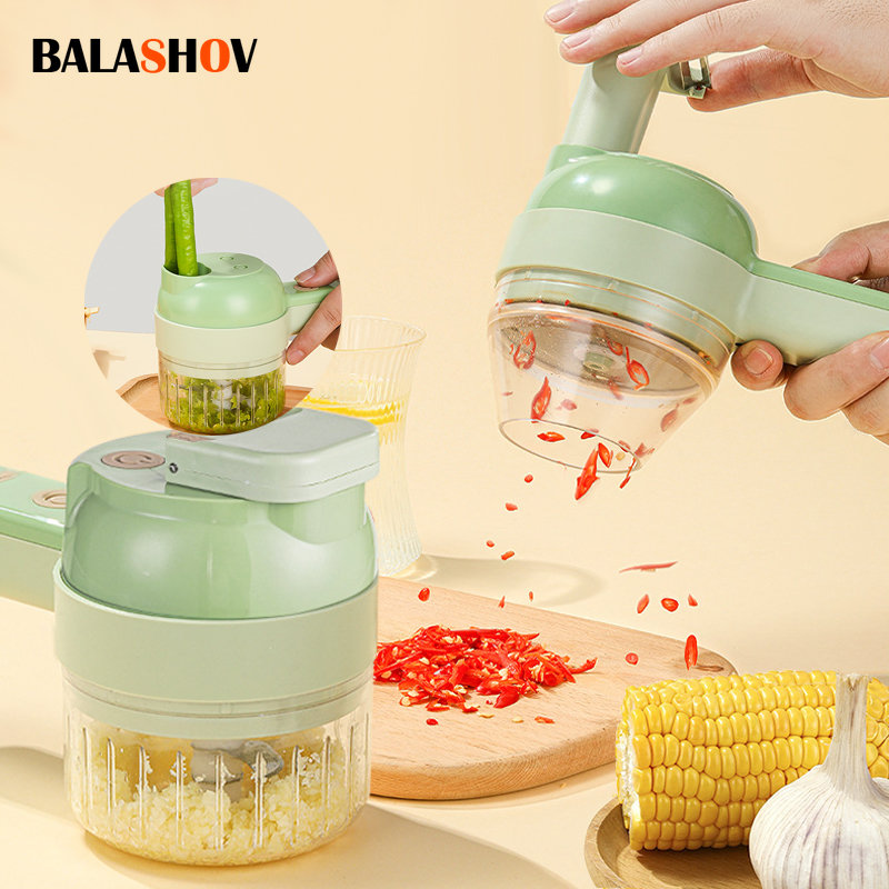 Set Pemotong Sayur Elektrik 4I - Health Wellness Lifestyle ulasan dan harga